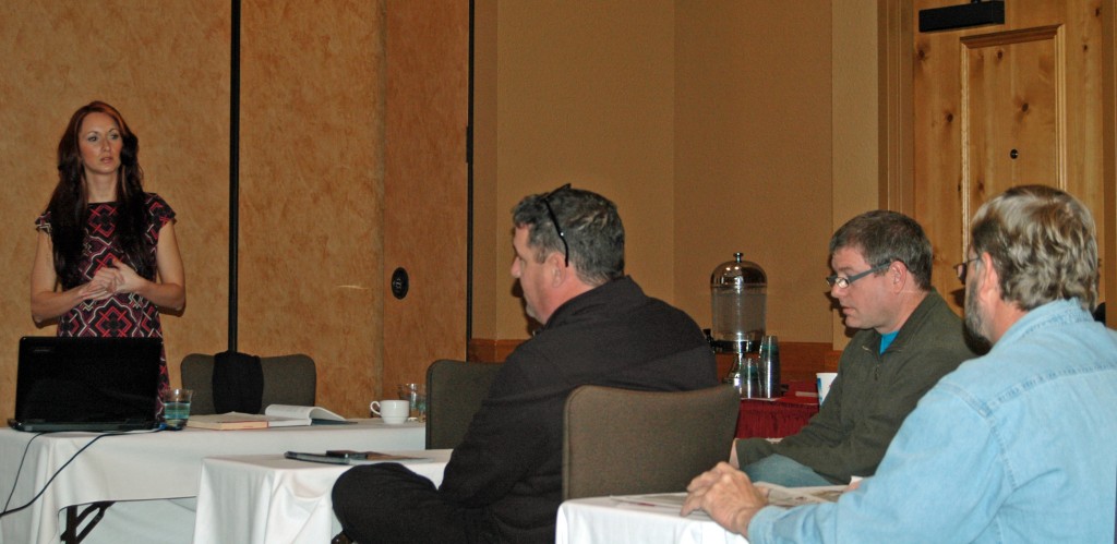 Terra L Fletcher speaking