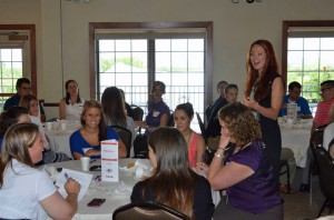 terra interacts with participants