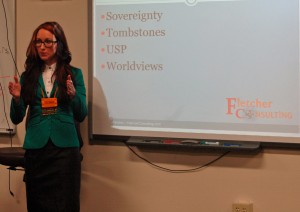 Terra L. Fletcher speaks