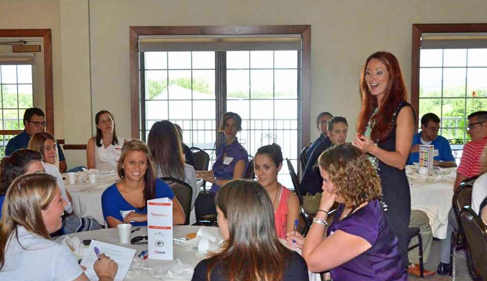 corp train Fletcher engages her audience